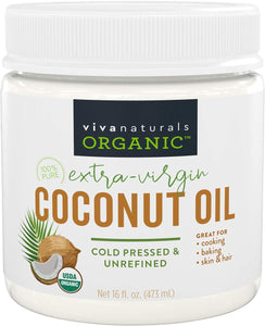 Organic Extra Virgin Coconut Oil, 16 Ounce